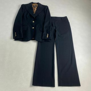 ドルチェアンドガッバーナ(DOLCE&GABBANA)のドルチェアンドガッバーナ　スーツセットアップ　裏地ヒョウ柄　金ロゴボタン　40 (スーツ)