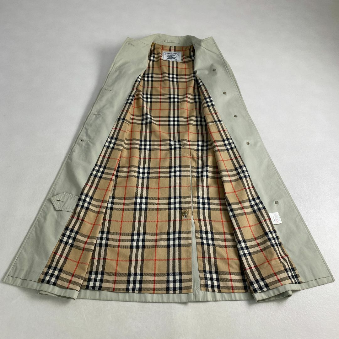 BURBERRY - バーバリー ステンカラーコート ノバチェック 白タグ