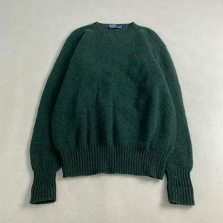 ポロラルフローレン(POLO RALPH LAUREN)のポロバイラルフローレン　ニット　セーター　ホース刺しゅう　グリーン　M(ニット/セーター)