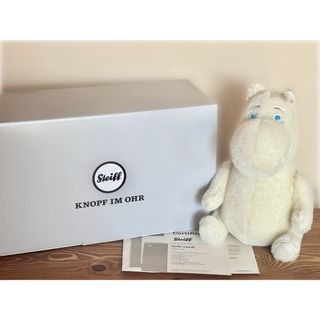 ムーミン(MOOMIN)の【週末セール】ムーミン×シュタイフ 限定コラボ ぬいぐるみ レア 新品(ぬいぐるみ)