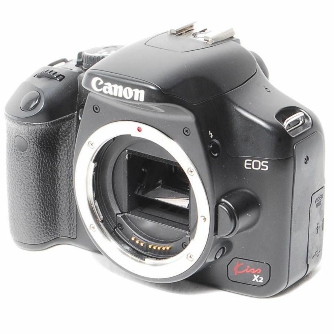 Canon EOS Kiss X2 標準＆中望遠レンズ♡スマホ転送OKの通販 by
