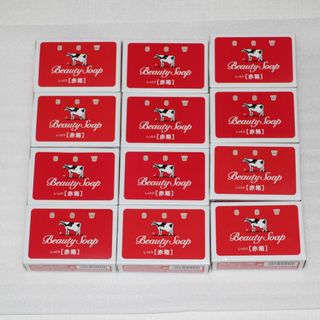 カウブランド(COW)の12個 90g 赤箱 牛乳石鹸 カウブランド COW(ボディソープ/石鹸)