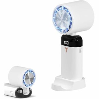 【2025新モデル -20℃瞬間冷却】 携帯扇風機 ハンディファン 冷感プレート(扇風機)
