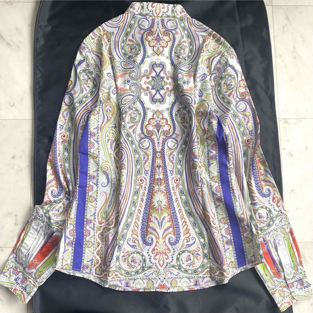 ETRO - 極美品 エトロ イタリア製 ペイズリー柄ブラウス シャツ