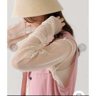 Kastane - 新品タグ付き　Kastane メッシュ2WAYプルオーバー　アイボリー