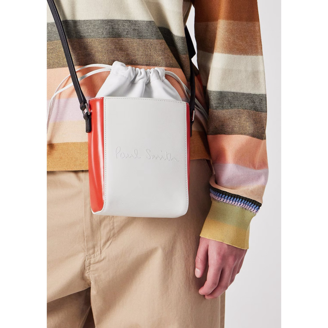 最終セール】Paul Smith レザーバックパック色ネイビー