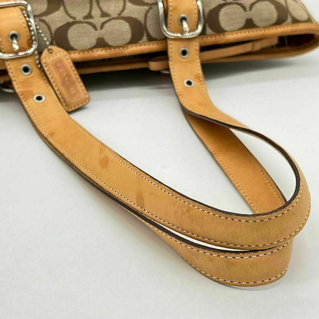 COACH - 【良品】COACH シグネチャー トートバッグ 船形