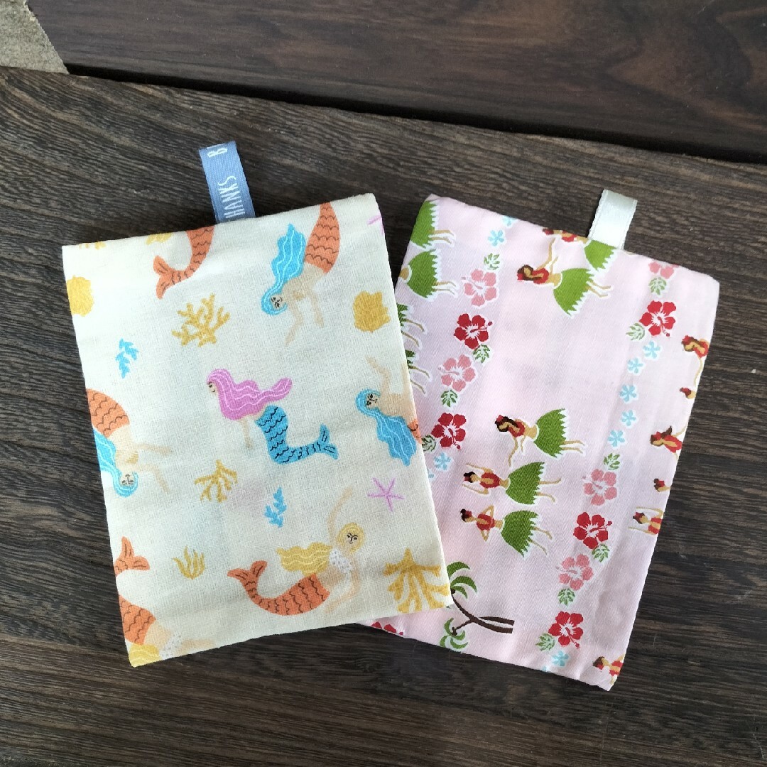 ポケットティッシュケース 2枚組 ハンドメイド 44 ハンドメイドのファッション小物(その他)の商品写真