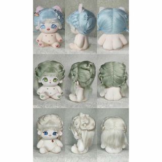 kiki中韓ぬい炸毛　着せ替えぬいぐるみ　「ヘアアレンジ」参考説明(ぬいぐるみ)