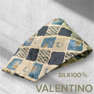 バレンティノ(VALENTINO)のVALENTINO ヴァレンティノ シルク100% ネクタイ 花柄 総柄(ネクタイ)