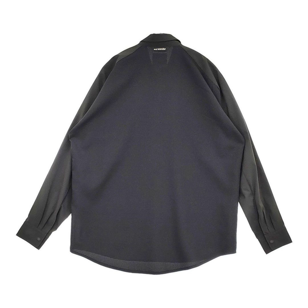 and wander アンドワンダー tech LS shirt ＜ブラック＞ 商品