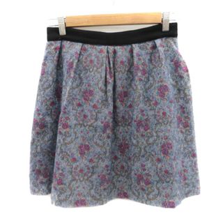 ジルスチュアート(JILLSTUART)のジルスチュアート フレアスカート ギャザースカート ミニ丈 花柄 2(ミニスカート)