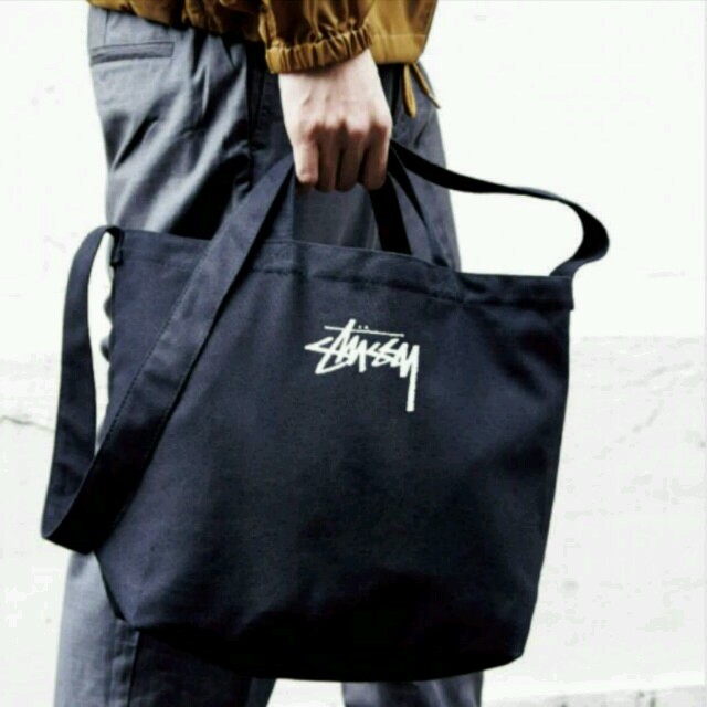 キャンペーンもお見逃しなく 雑誌付録 STUSSY ステューシー トートバッグ ファスナー付き