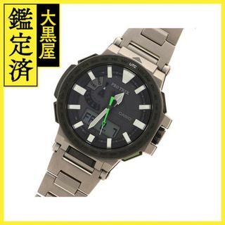 カシオ(CASIO)のカシオ プロトレック MANASLU アナログデジタル PRX-8000T-7BJF 【432】(腕時計(アナログ))