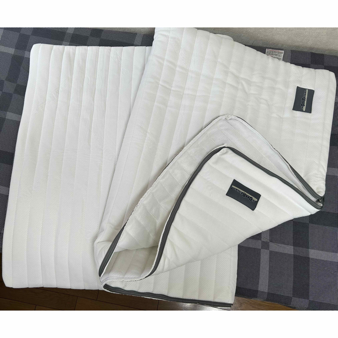 SOMRESTA マットレストッパー専用 キルティングカバー インテリア/住まい/日用品の寝具(シーツ/カバー)の商品写真
