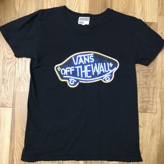 ヴァンズ(VANS)のvans Tシャツ ブラック ネオン off the wall ストリート(Tシャツ(半袖/袖なし))