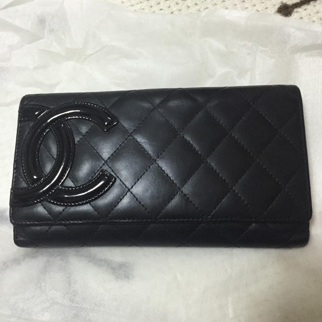 専用　正規品　CHANEL 長財布　カンボンライン