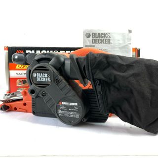 ＊＊BLACK+DECKER ブラックアンドデッカー ベルトサンダー 76×533mm KA3000 オレンジ(その他)