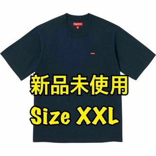 Supreme Small Box Logo Teeボックスロゴ　紺　XXL(Tシャツ/カットソー(半袖/袖なし))