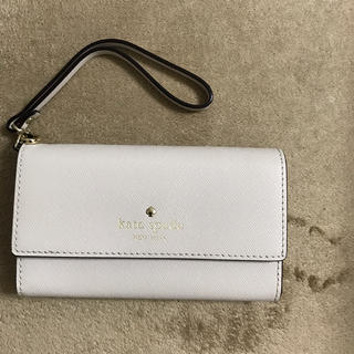 ケイトスペードニューヨーク(kate spade new york)の本日限定値下げ！未使用 ケイトスペード スマホケース 正規品(モバイルケース/カバー)