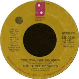 米7” Three Degrees When Will I See You Again ZS83550 Philadelphia Interna /00080(その他)