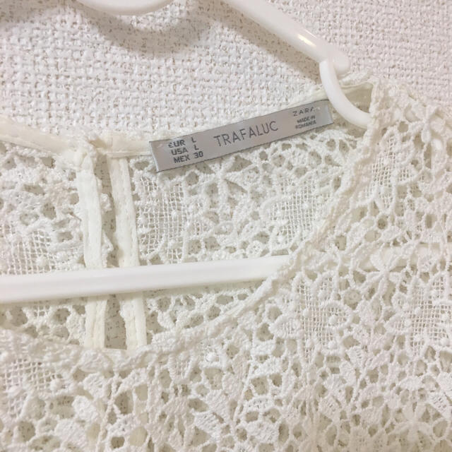 ZARA(ザラ)の美品♡ZARA レーストップス レディースのトップス(シャツ/ブラウス(長袖/七分))の商品写真