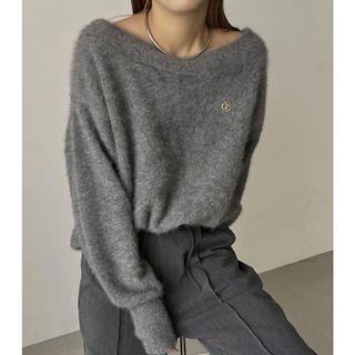[C.L]FOXカシミアボートネックニット