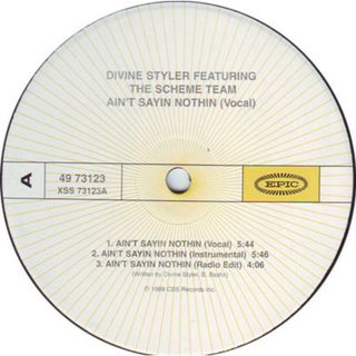 米12” Divine Styler, The Scheme Team Aint Sayin Nothing / Tongue Of Labyrinth 4973123 Epic /00250(その他)