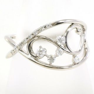 PT950 リング 指輪 13号 ダイヤ 0.17 総重量約4.8g ジュエリー 中古 送料無料 新品同様 【中古】【あす楽】 ギフトラッピング無料(リング(指輪))