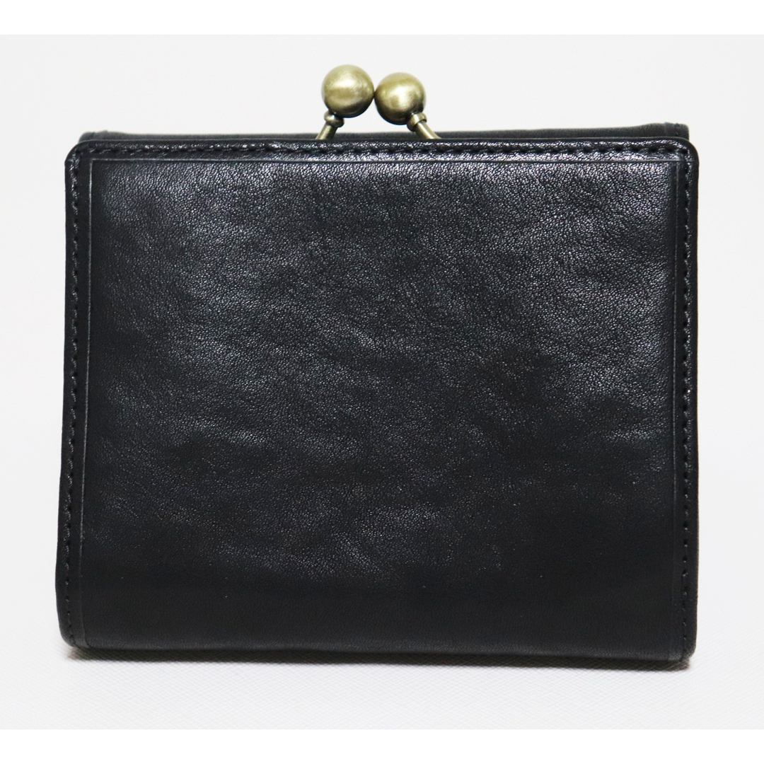 新品未使用　ANNA SUIがま口財布 ANNA SUI - 《アナスイ》新品 ポケット多数 レザー2つ折りがま口