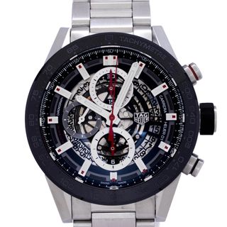 タグホイヤー(TAG Heuer)のタグホイヤー TAG HEUER カレラ キャリバー ホイヤー01 CAR201V.BA0766 TAG Heuer Carrera  自動巻き 腕時計 メンズ・ユニセックス スケルトン(腕時計(アナログ))