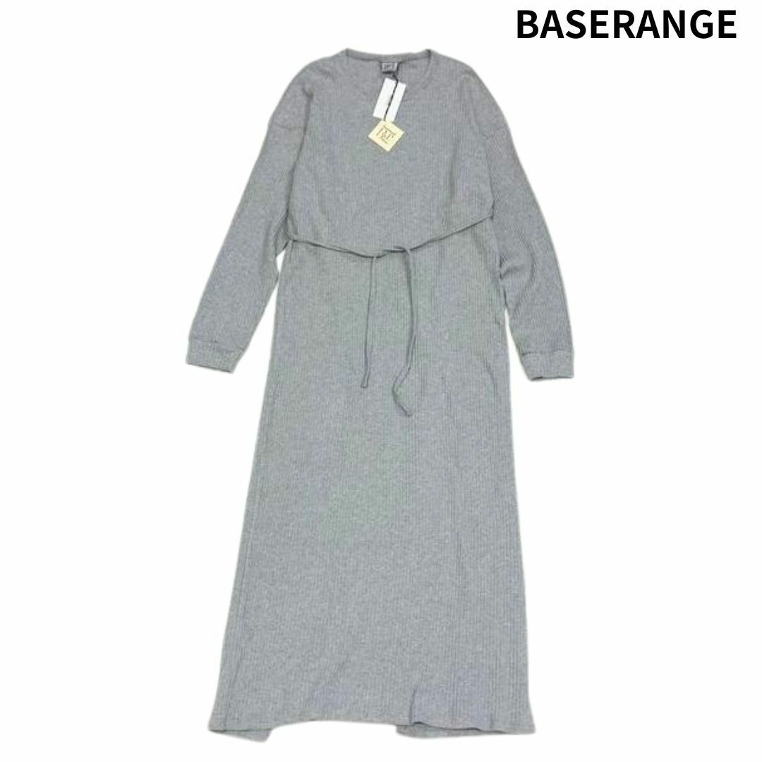 新品 タグ付 BASERANGE SHAW LONG SLEEVE KAFTAN レディースのワンピース(ロングワンピース/マキシワンピース)の商品写真