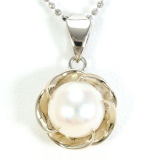 PT900 プラチナ PT850 ネックレス パール(真珠) 総重量約4.6g 約45cm ジュエリー 中古 送料無料 新品同様 【中古】【あす楽】 ギフトラッピング無料(ネックレス)