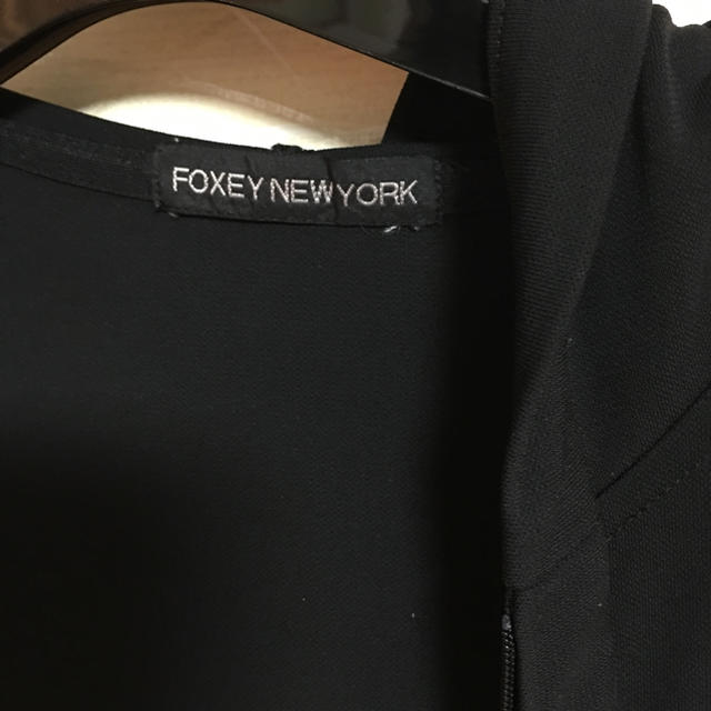 FOXEY(フォクシー)のフォクシーNY 黒 パーカー レディースのトップス(パーカー)の商品写真
