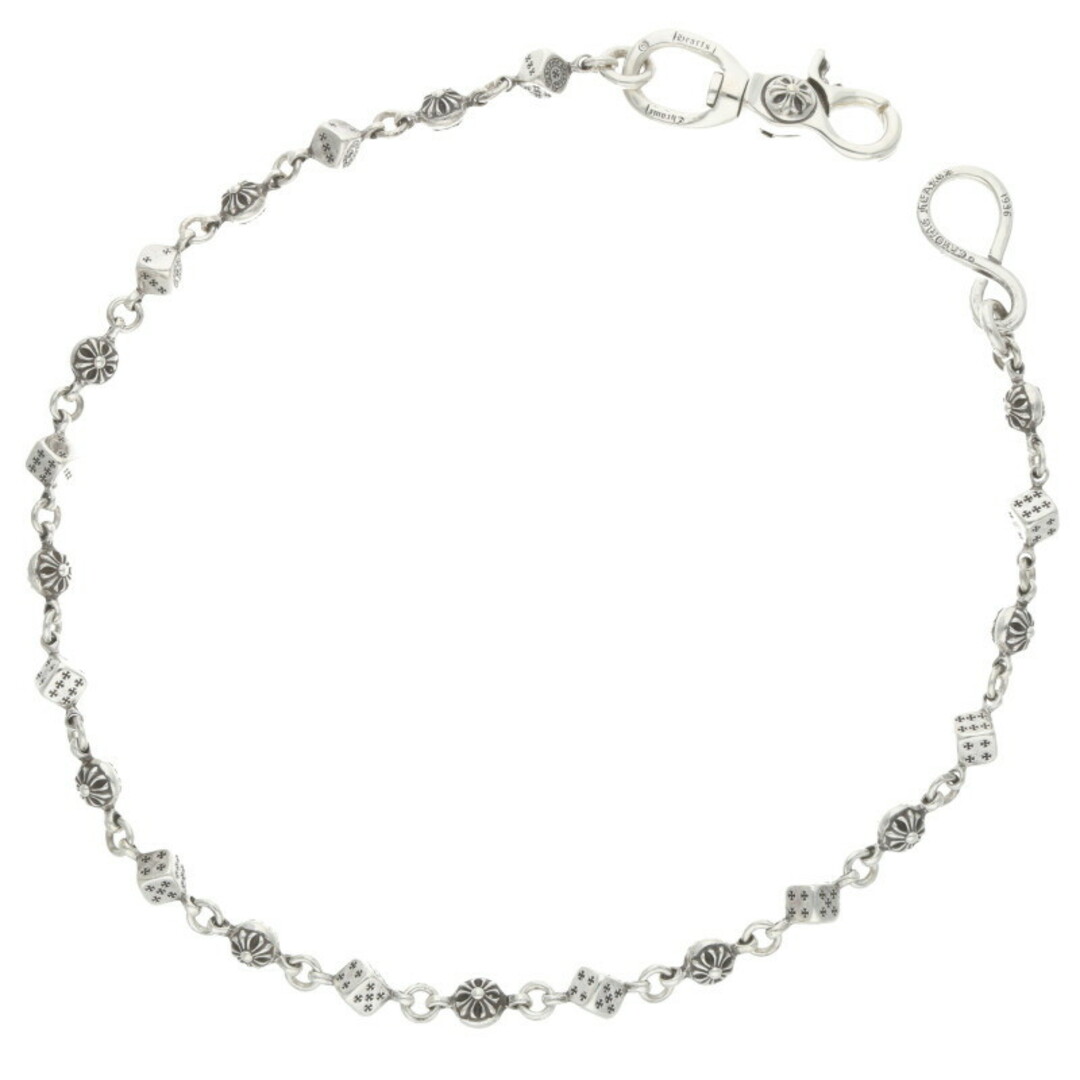 Chrome Hearts(クロムハーツ)のクロムハーツ  DICE 1CRS BALL-1/1クリップダイスクロスボール ウォレットチェーン メンズ ロング メンズのファッション小物(ウォレットチェーン)の商品写真