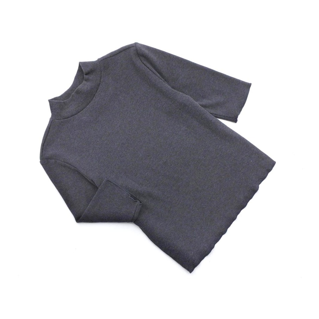 ZARA(ザラ)のZARA ザラ リブ 五分袖 カットソー sizeM/グレー ■◆ レディース レディースのトップス(カットソー(長袖/七分))の商品写真