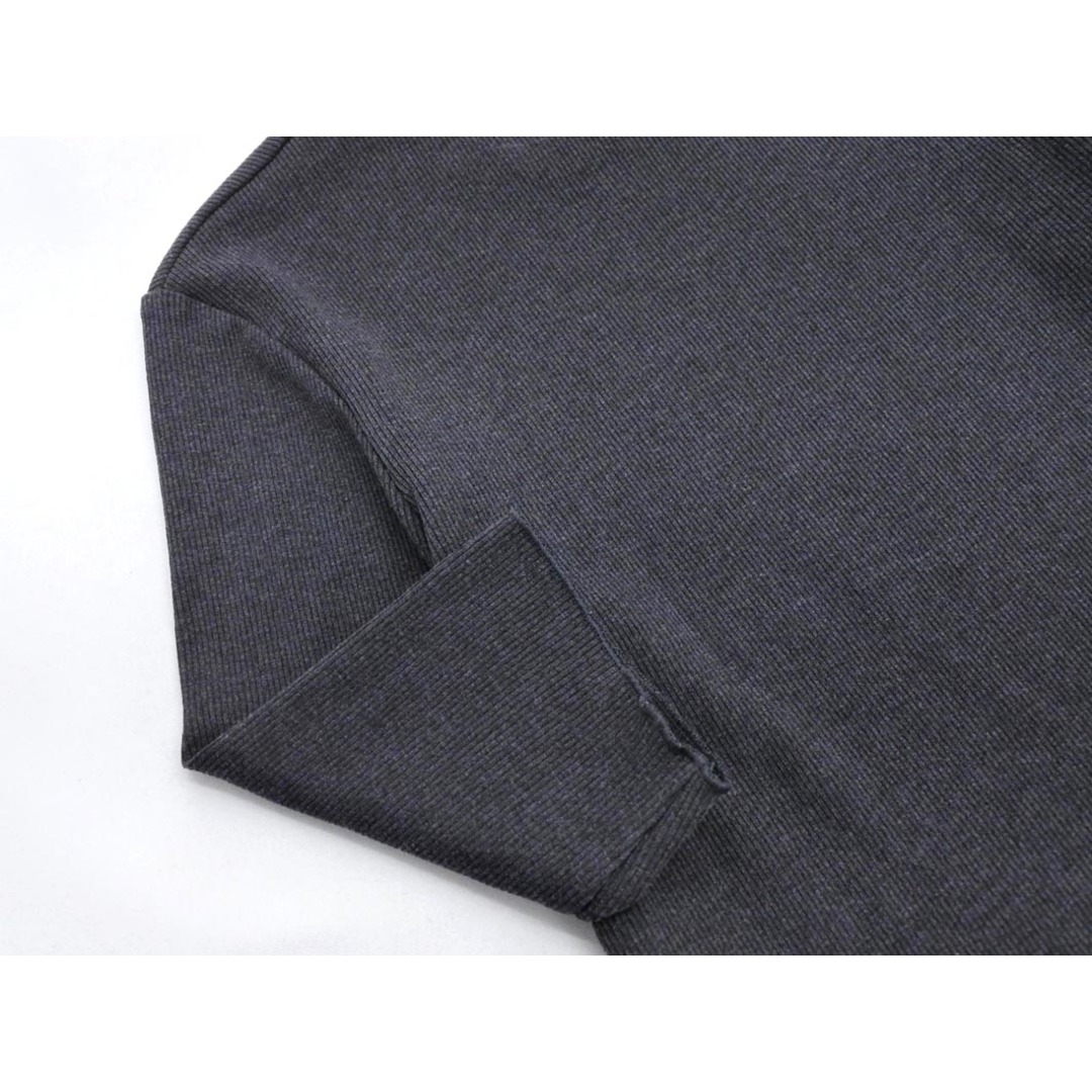 ZARA(ザラ)のZARA ザラ リブ 五分袖 カットソー sizeM/グレー ■◆ レディース レディースのトップス(カットソー(長袖/七分))の商品写真