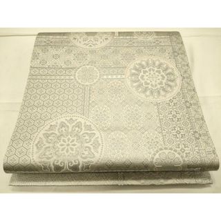 平和屋着物◎六通柄袋帯　正倉院更紗花文　正絹　逸品　未使用　CAAS4692ft(帯)