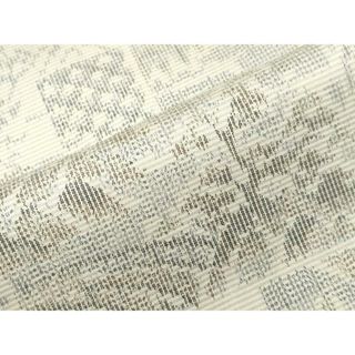 平和屋着物■上質な紬　色紙重ね風景文　正絹　逸品　CAAR7118dy(着物)