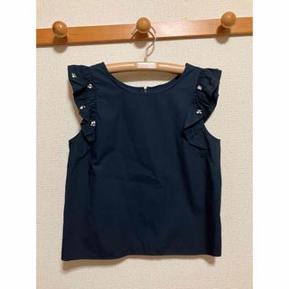 ジルスチュアート(JILLSTUART)のジルスチュアート JILLSTUART ブラウス ノースリーブ フリル S(シャツ/ブラウス(半袖/袖なし))