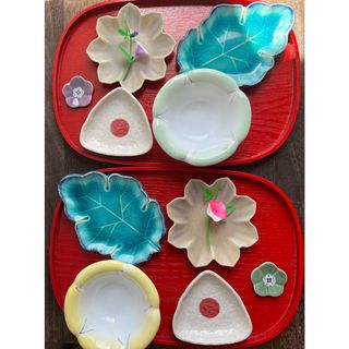 【新品】アサガオの食器セット(2組:10こ)