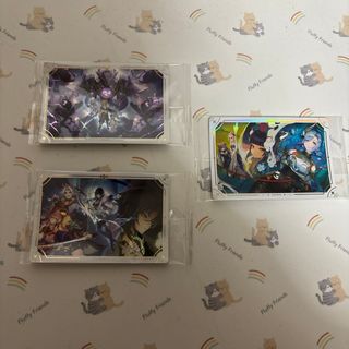 原神ウエハース2 ステッカー3種セット(キャラクターグッズ)