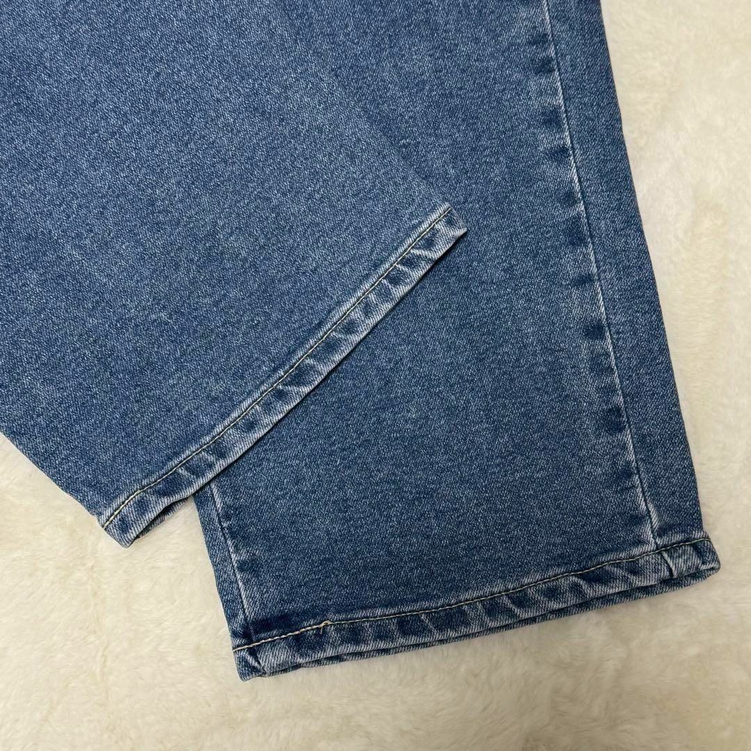 Lee(リー)のLee タックデニムパンツ　ストレッチ　ハイウエスト　テーパード　日本製　XS レディースのパンツ(デニム/ジーンズ)の商品写真