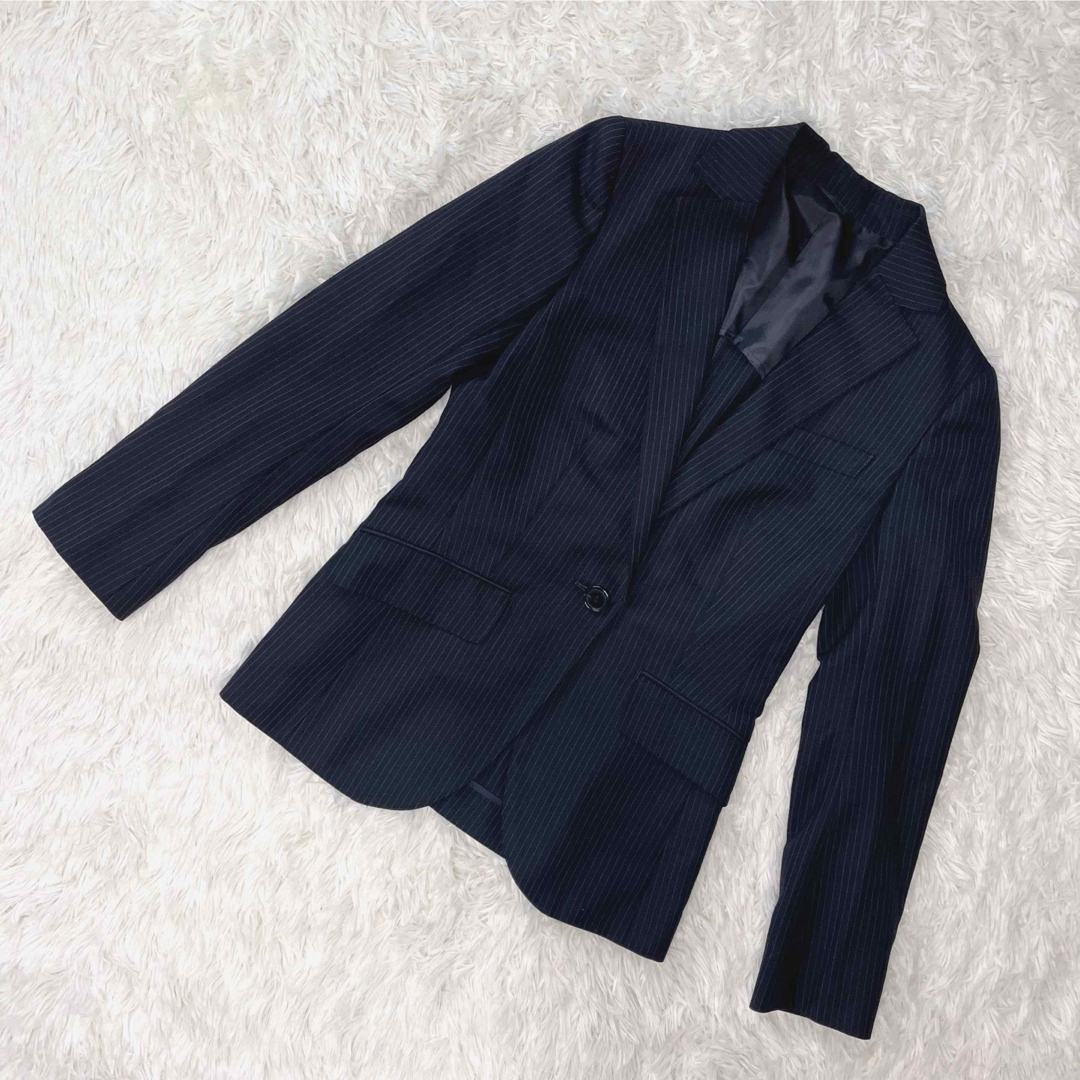 THE SUIT COMPANY ストライプ パンツスーツ上下 38