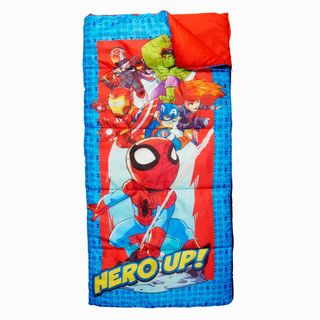 スーパーヒーロー スパイダーマン 子供用 寝袋 スリーピングバッグ USA購入(寝袋/寝具)