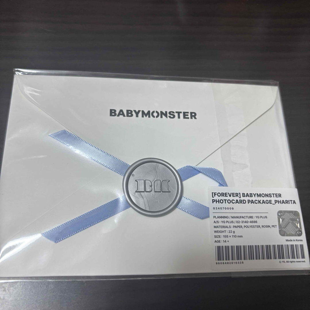 BABYMONSTER FOREVER トレカ フォトパッケージ PHARITA エンタメ/ホビーのタレントグッズ(アイドルグッズ)の商品写真