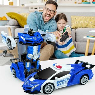 大特価❕2way❕ラジコンカー 車おもちゃ スタントカー 警察 充電 リモコン(その他)