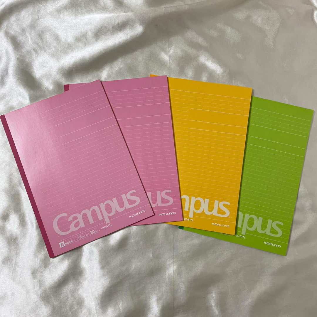 コクヨ(コクヨ)のKOKUYO Campusノート4冊セットノ-3CATNドット入り罫線A普通横線 インテリア/住まい/日用品の文房具(ノート/メモ帳/ふせん)の商品写真