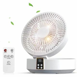 サーキュレーター 静音 リモコン付き タイマー付き 折りたたみ 卓上 壁掛け(扇風機)