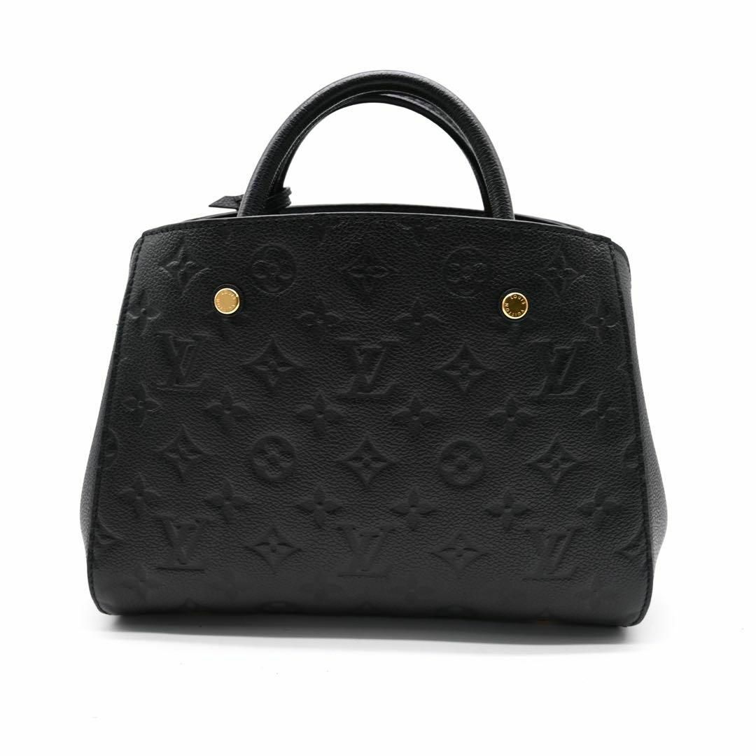 【国内即発送】 LOUIS ブラック モンテーニュBB ルイヴィトン - VUITTON バッグ